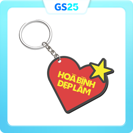 Móc khóa "Hòa Bình Đẹp Lắm"
