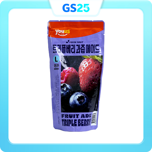 YOUUS Fruit Ade Triple Berry 340ml